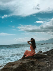 Aura dress Coral pink - Image 2