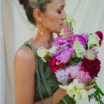 Aura dress Deep green forest