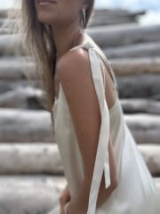 Aura dress Coffee cream - Image 3