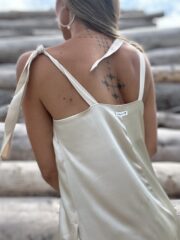 Aura dress Coffee cream - Image 4