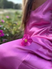 Aura dress Wild rose pink