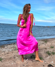 Aura dress Wild rose pink - Image 4