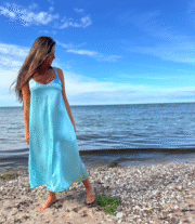 Aura dress Sky blue - Image 3