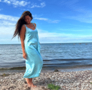Aura dress Sky blue - Image 2