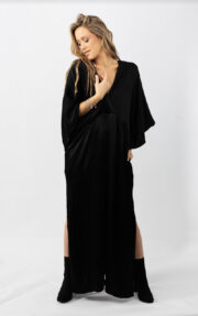 Luna maxi Dress in Black - Image 2
