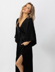 Luna maxi Dress in Black