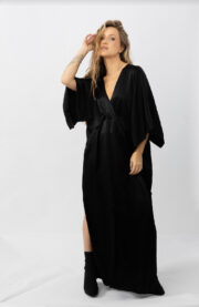 Luna maxi Dress in Black - Image 4