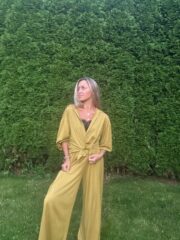 Lounge set in mustard green - Image 5